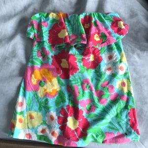 Lilly Pulitzer strapless top